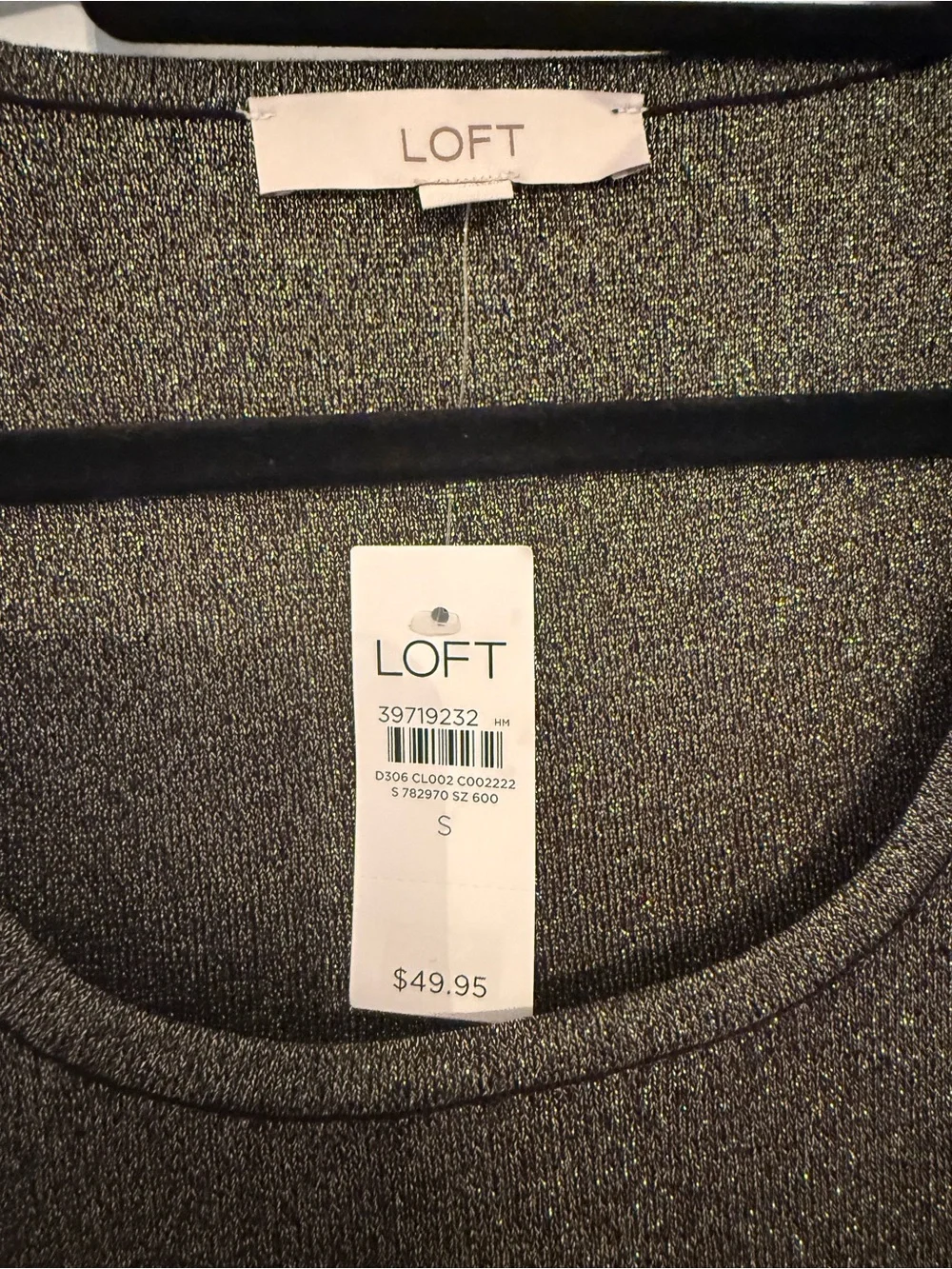 LOFT Shimmer Ribbed tank Tank - Picture 2 of 5